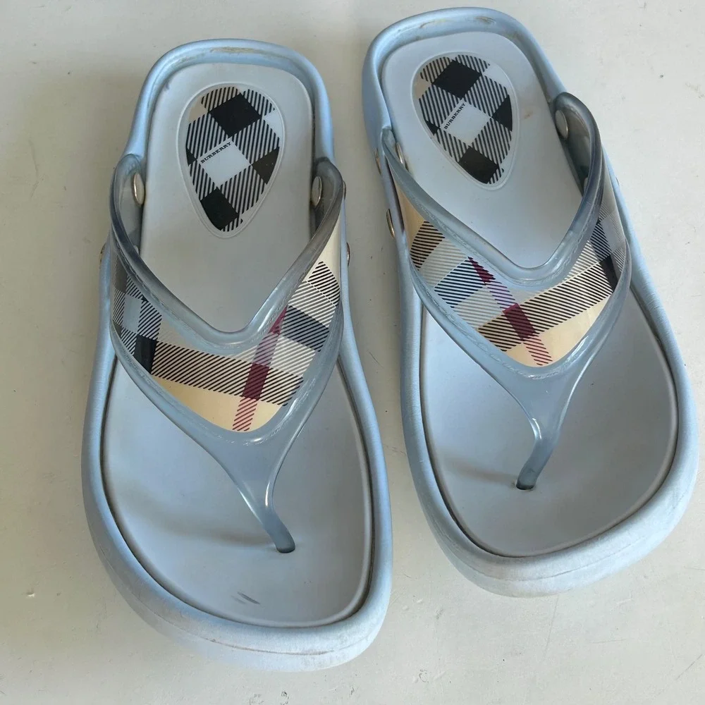 Burberry Nova Check Slides Men display picture 2